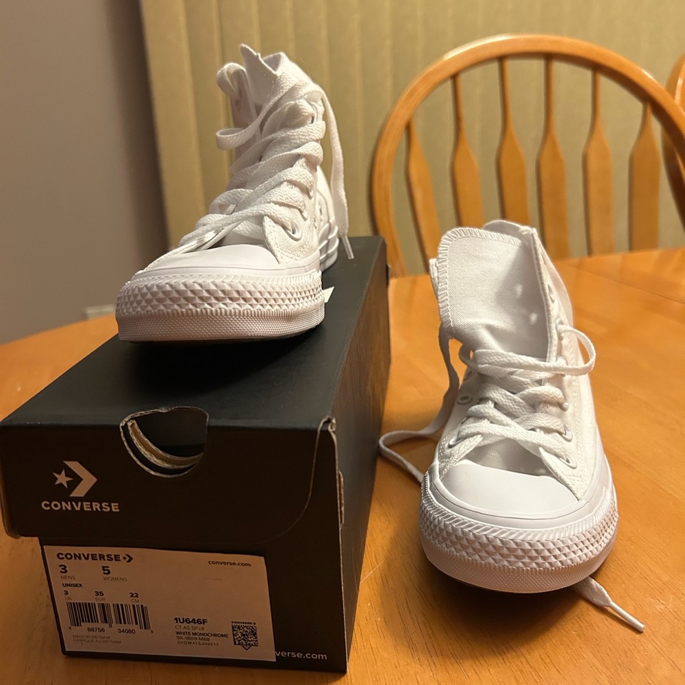 Converse Women’s White High-Top Sneakers